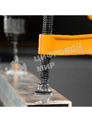 Струбцина Denzel G-образная, усиленная, 125 мм