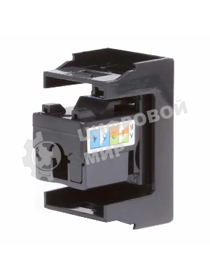 Розетка DKC RJ-45 кат. 6, Viva,1 мод., черный