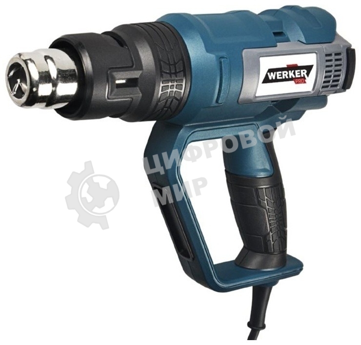 Фен технический Denzel HGP-2000, 2000 Вт, 2 режима