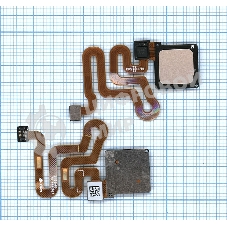 Кнопка HOME в сборе с механизмом и шлейфом для Huawei P9 Lite/G9, золотая