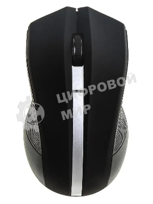Мышь беспроводная Oklick 615MW черный/серебристый, 1000 dpi, радиоканал, USB, кнопки - 3