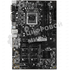 Материнская плата AFOX AFB250-BTC12EX, LGA 1151, Intel B250, 2xDDR4, 4xSATA, 1xPCIe 3.0 x16, 11xPCIe x1, 1xDVI-D, 1xVGA, 1x 100Mb LAN, 2xUSB-A 2.0, 2xUSB-A 3.2 Gen 1, ATX