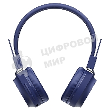 Беспроводные/проводные наушники Hoco W25 синий, полноразмерные, Bluetooth + проводной, до 12 ч.