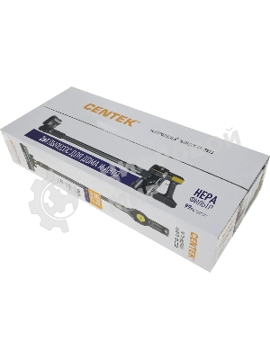 Пылесос вертикальный Centek CT-2573 черный/желтый, питание от аккумулятора, 215 Вт, уборка сухая, пылесборник 0.8 л, работа от АКБ max 45 мин