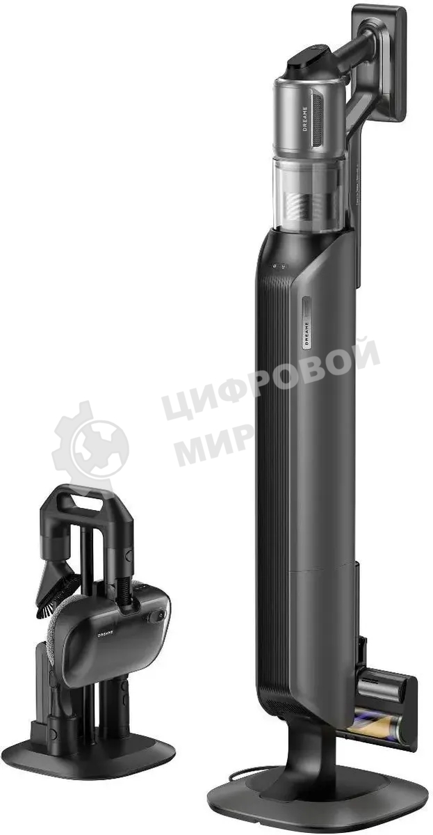 Пылесос вертикальный/ручной Dreame Z40 Station черный, питание от аккумулятора, 310 Вт, уборка влажная/сухая, пылесборник 0.6 л, работа от АКБ max 160 мин