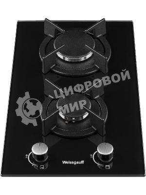 Газовая варочная панель Weissgauff HGG 320 BGR независимая, черный