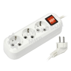 Удлинитель Smartbuy (SBE-16-3-15-ZS) 3 гнз х 15 м (16А/3.5 кВт, ПВС 3х1.0)