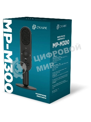Микрофон проводной Оклик MP-M300 1.5м черный