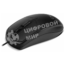 Мышь проводная CBR CM 121 черный, 1000 dpi, USB, кнопки - 3