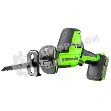 Пила сабельная аккумуляторная GreenWorks GPT-CRS-25, 24V, бесщеточная, без АКБ и ЗУ (1200507)