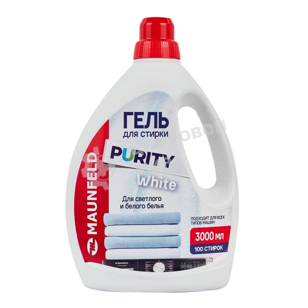Гель для стирки Maunfeld Purity белый 3000 мл MWL3000PW
