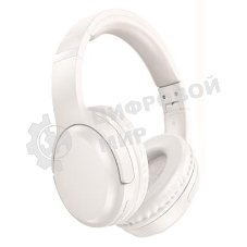 Беспроводные/проводные наушники Borofone BO25 Milky белый, накладные, Bluetooth + проводной, складная конструкция, микрофон, до 30 ч