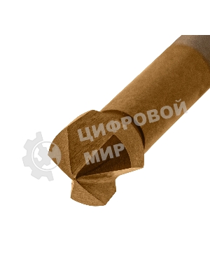 Зенковка конусная Denzel под М4, HSS, по металлу, цилиндрический хвостовик