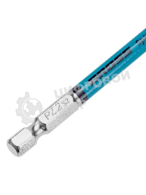 Бита PZ2х90 мм, сталь S2, кругл., 10 шт. Gross