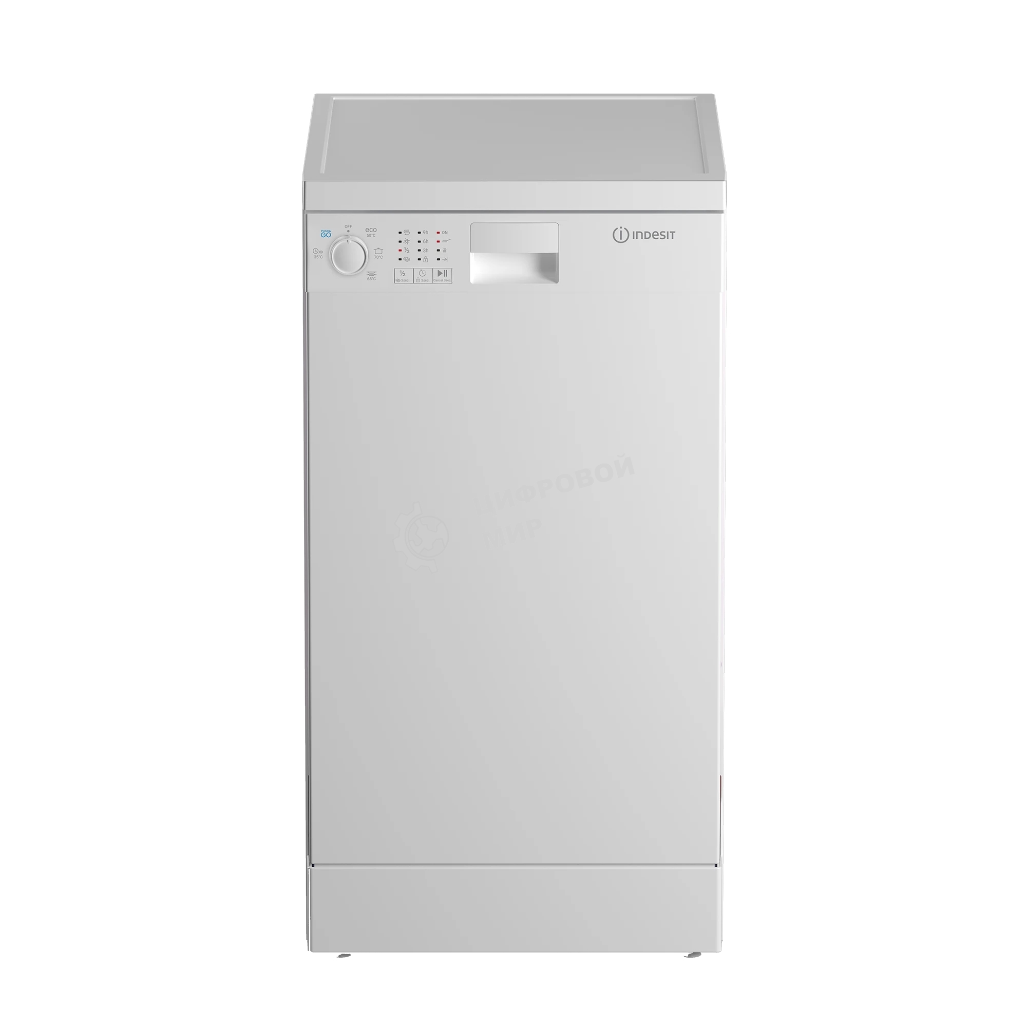 Посудомоечная машина Indesit DFS 2A59 отдельностоящая, белый, 44.8 см, 9 компл., 55 дБ, класс: А
