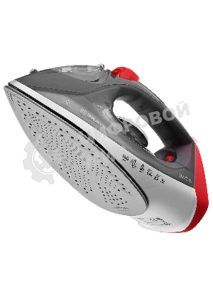 Утюг BRAYER BR4011 черный/белый/красный, 2400 Вт, 20 г /мин, 140 г/мин, 330 мл