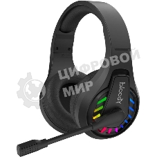 Гарнитура Bloody GR230 чёрный, беспроводная + проводная, радиоканал, до 40 ч, подсветка