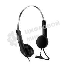 Гарнитура Genius HS-220U черный, проводная