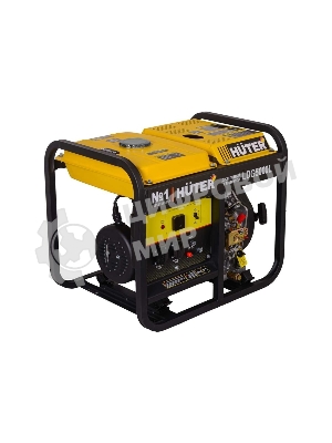 Электрогенератор дизельный Huter LDG 5000L, 3.3 кВт, 82 дБ, 68.7 кг