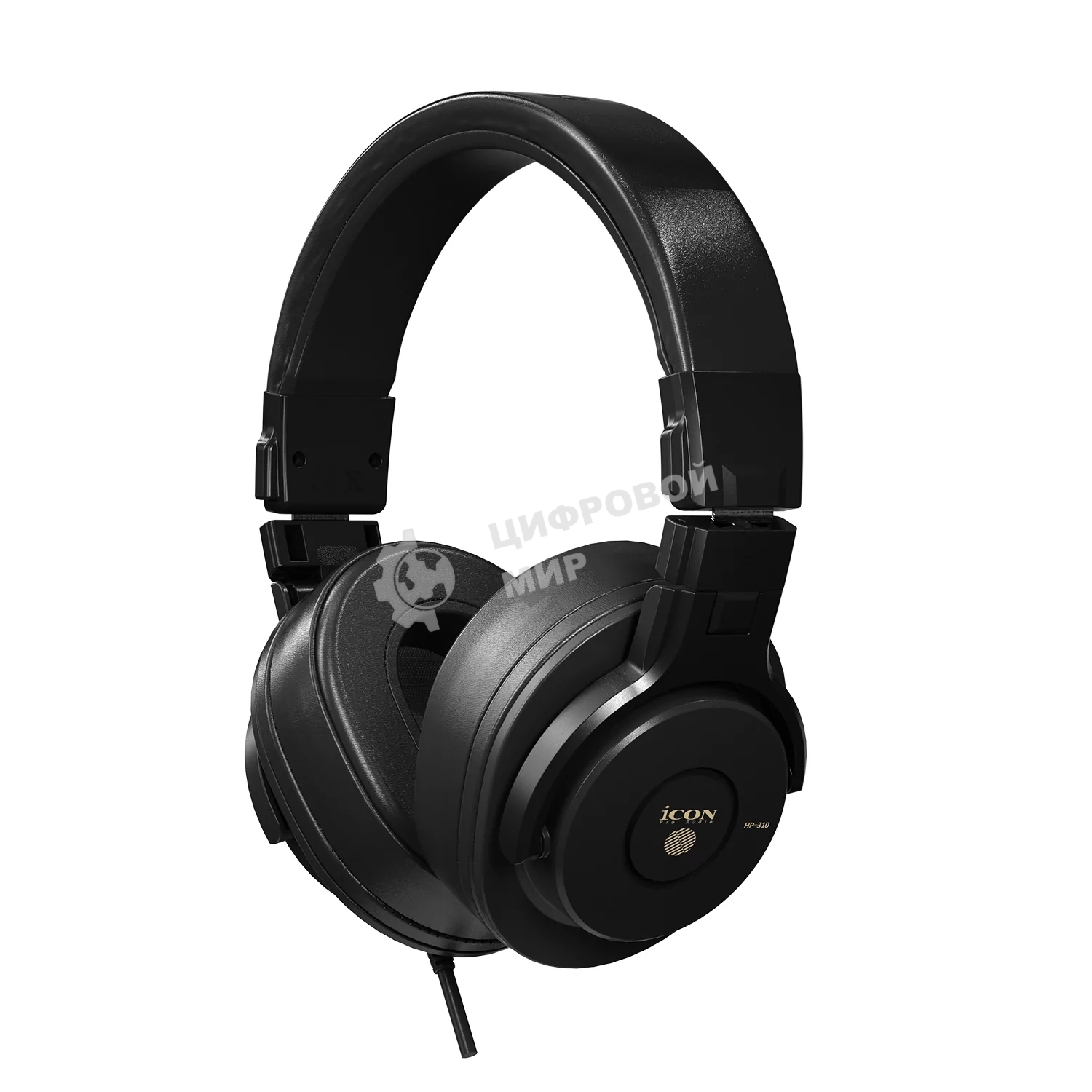 Проводные наушники Icon HP-310 черный, полноразмерные, проводной