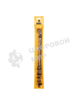 Бур по бетону Denzel двойная спираль, Cobalt W-tip, 16x260 мм, SDS PLUS