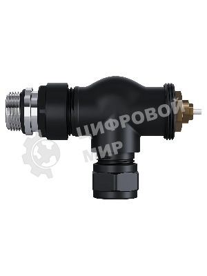 Набор термостатический осевой Royal Thermo Design Pro 15мм М30х1,5 черный