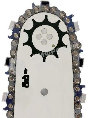 Пила цепная бензиновая Denzel DGS-5218, шина 45 см, 52см3, 3,5 л.с., шаг 0,325, паз 1,5 мм,