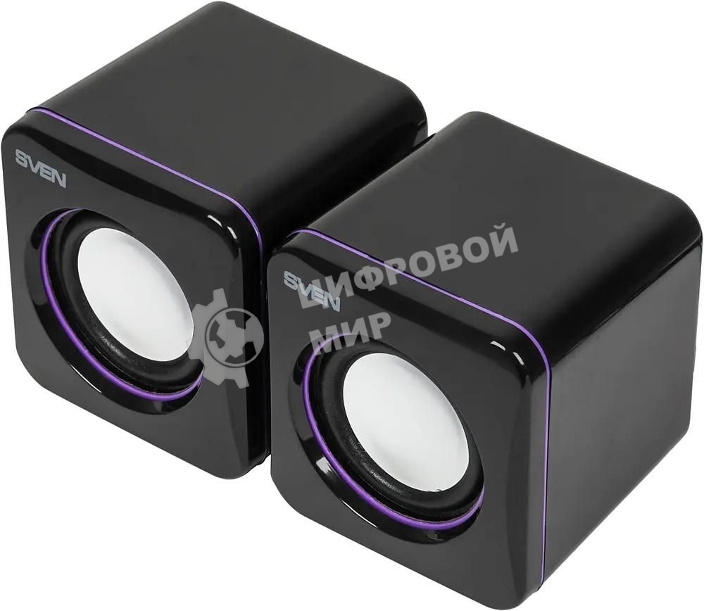 Акустическая система SVEN 315 2.0 черный 5Вт