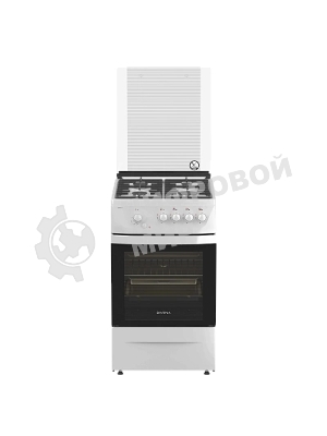 Плита газовая Darina 1D1 GM 241 008 W белый/черный, конфорок 4 шт, духовка 50 л, 50 см x 85 см x 60 см