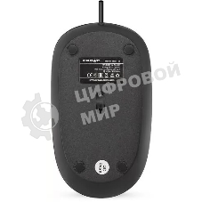 Мышь проводная Crown CMM-128 черный, 1000 dpi, USB, кнопки - 2