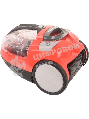 Пылесос Hyundai HYV-C3075 красный, 380/2000 Вт, уборка сухая, пылесборник контейнер 1.5 л