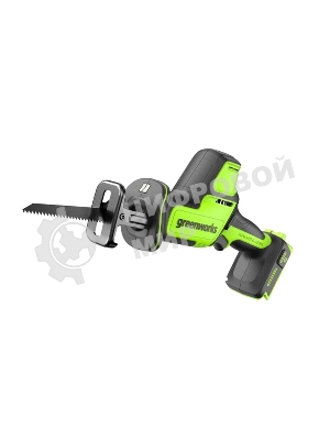 Пила сабельная аккумуляторная GreenWorks GPT-CRS-25, 24V, бесщеточная, без АКБ и ЗУ (1200507)