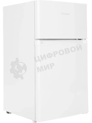 Холодильник Hyundai CT10051H белый двухкамерный 59/25л морозилка сверху
