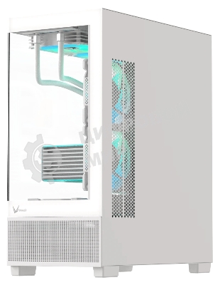 Компьютерный корпус AeroCool/Formula V Line Crystal E1 White, ATX, TYPE-C*1, USB3.0*2, Switch Display Panel