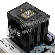Устройство охлаждения(кулер) Thermalright Burst Assassin Vision 120 Soc-AM5/AM4/1200/1700/1851 черный 4-pin 25.6dB Al+Cu LCD Ret (BA120-VISION-BL)