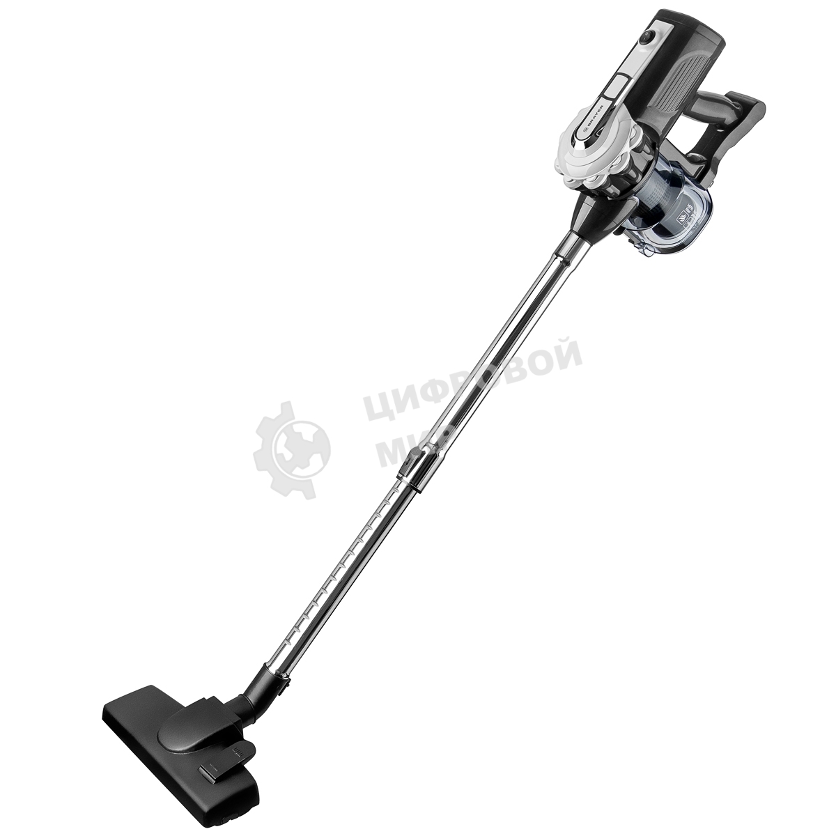 Пылесос вертикальный Brayer BR4269 черный, питание от сети, 185 Вт, уборка сухая, пылесборник 0,8 л