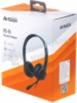 Гарнитура A4Tech HS-8i чёрный, проводная