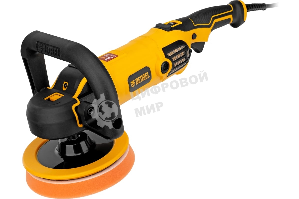 Машина полировальная Denzel CP-180, 1400 Вт, 180 мм, 0-3000 об/мин