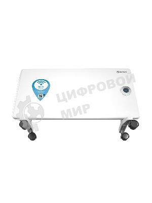 Конвектор электрический Thermex Frame 1500E белый, 1500 Вт, 20 м2, термостат, дисплей, WiFi