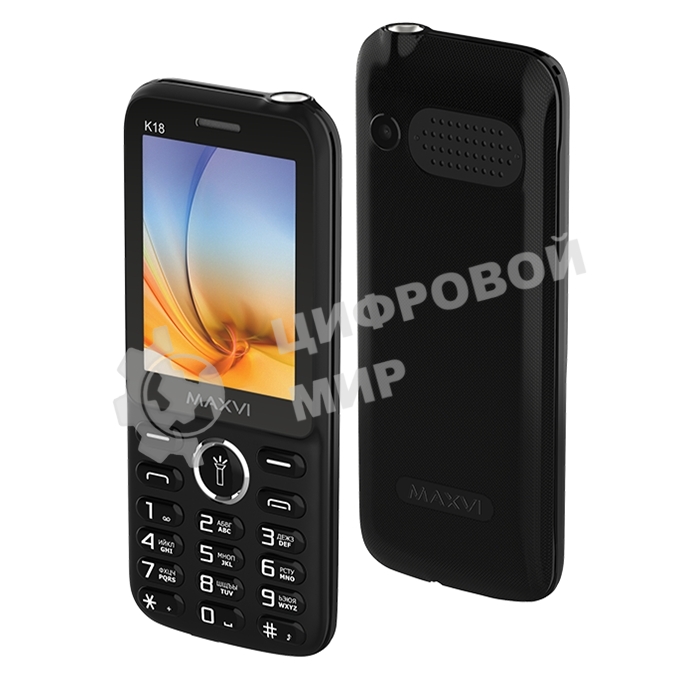 Мобильный телефон Maxvi K18 черный