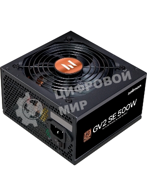 Блок питания Zalman ZM500-GV2SE, 500Вт, 80 PLUS Bronze, 120мм, черный