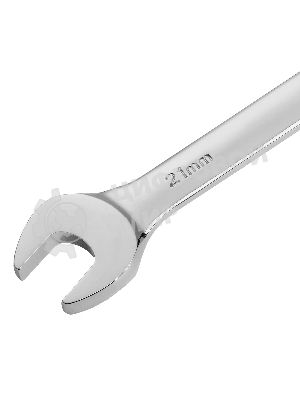 Ключ комбинированный Denzel, с трещеткой, 21 мм