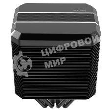 Кулер для процессора Alseye M90 черный, 92 мм, алюминий/медь, 2400 об/мин, 28 дБ, 4 pin, 180 Вт, 135 мм