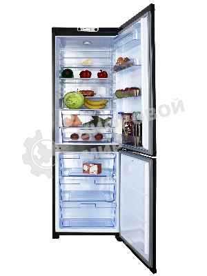 Холодильник ОРСК 174 G графит двухкамерный 220/120л морозилка снизу