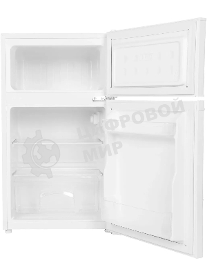 Холодильник Hyundai CT10051H белый двухкамерный 59/25л морозилка сверху