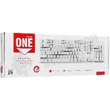Клавиатура проводная мультимедийная Smartbuy ONE 238 USB белая (SBK-238U-W)/20