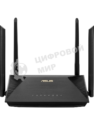 Роутер ASUS RT-AX53U 802.11b/g/n/ac/ax, до 574 + 1201 Mbps, 2,4 + 5 гГц, 4 антенны, USB
