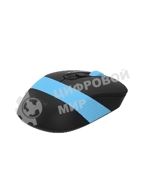 Мышь беспроводная A4Tech Fstyler FG10 черный/синий, 2000 dpi, радиоканал, USB, кнопки - 4