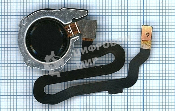 Кнопка HOME в сборе с механизмом и шлейфом для Huawei Honor 8, черная