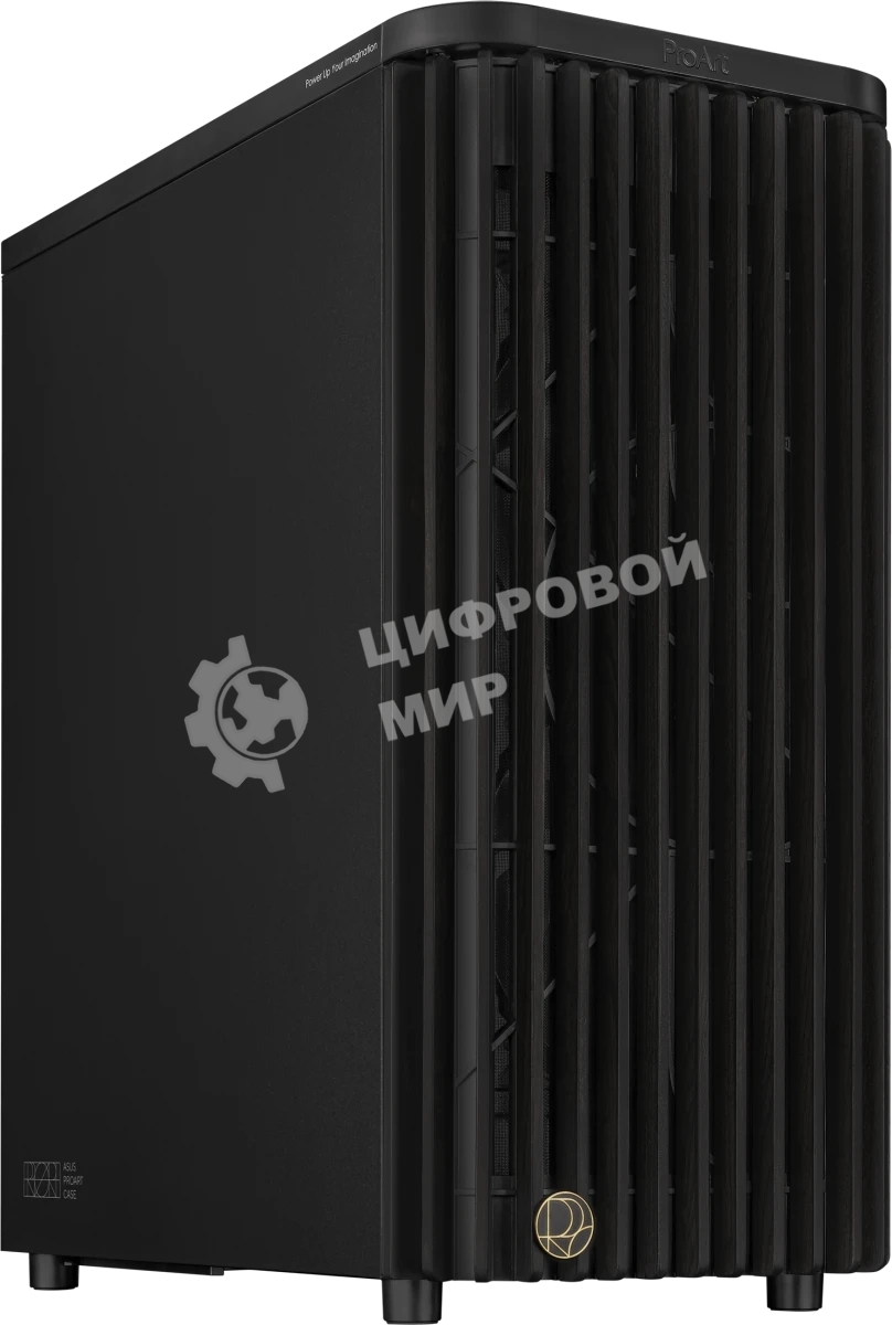 Компьютерный корпус ASUS PROART PA401 WOOD METAL PWM черный